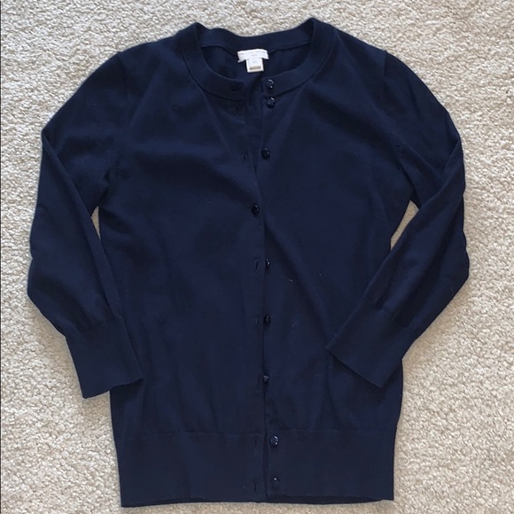 J. Crew Sweaters - NAVY JCrew Cardigan